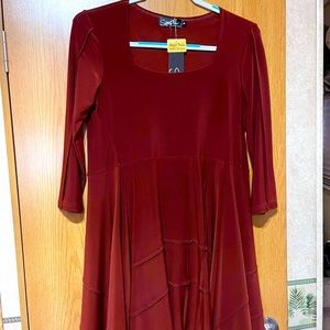 Dark Rust colored Dress/Tunic NWT size 8